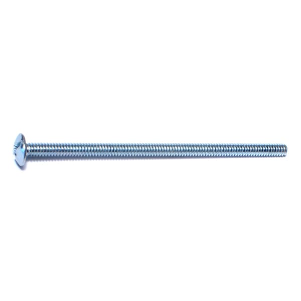 Midwest Fastener #10-24 x 4 in Combination Phillips/Slotted Truss Machine Screw, Zinc Plated Steel, 100 PK 07630 - main